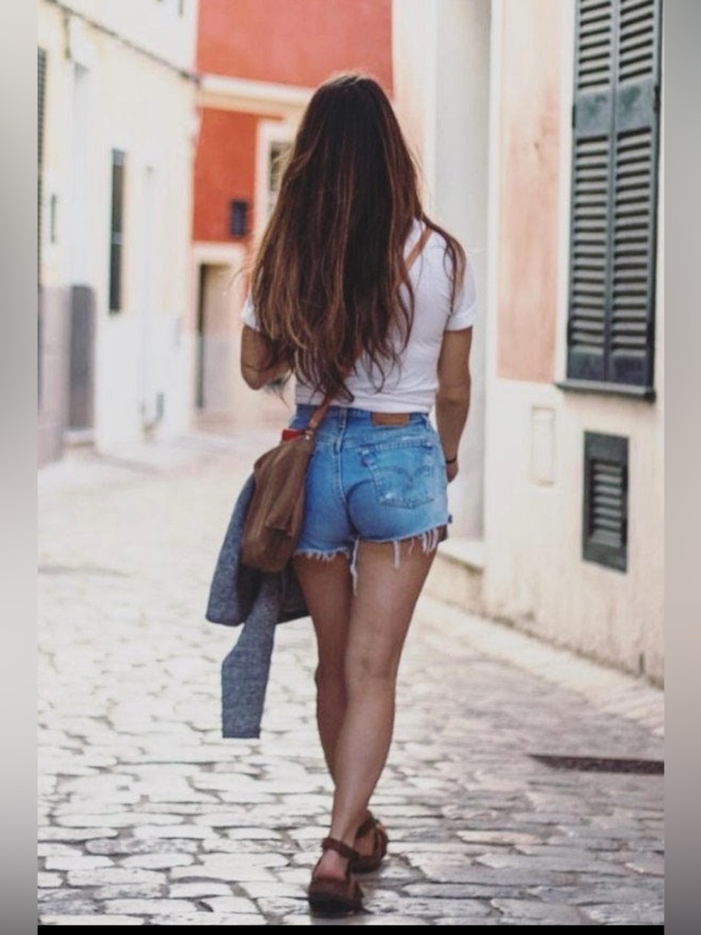Levi’s 505 Distressed Denim Cutoff Shorts – Custom Made | Waist 32”